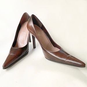 Sz37 / Leather Pointy Toe Stilettos ALDO